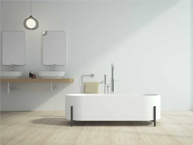 Mawialux vrijstaand bad - solid surface (beschikbaar in 3 kleuren) - afbeelding 1 van  21