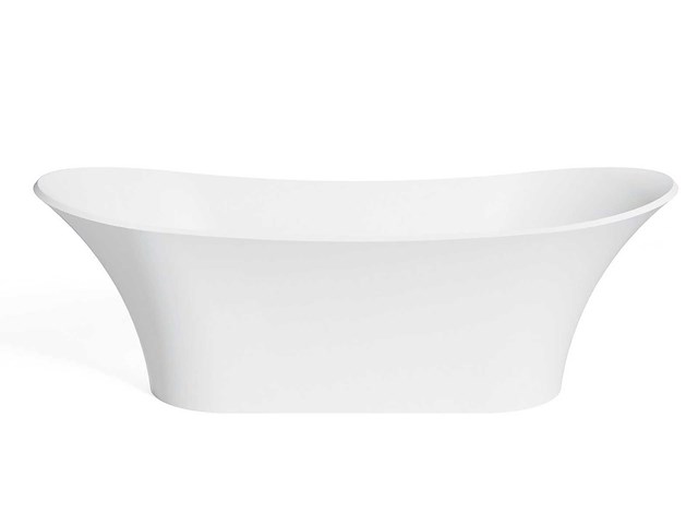 Mawialux vrijstaand design bad - solid surface - mat wit - afbeelding 8 van  10