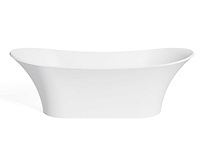 Mawialux vrijstaand design bad - solid surface - mat wit - afbeelding 8 van  10