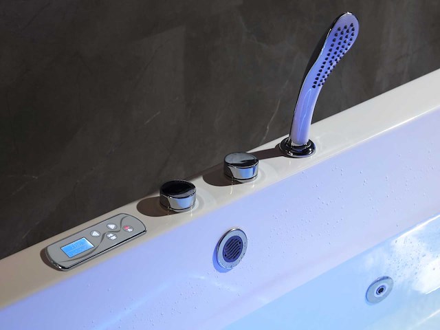 Mawialux vrijstaand massagebad - glans wit - afbeelding 9 van  10