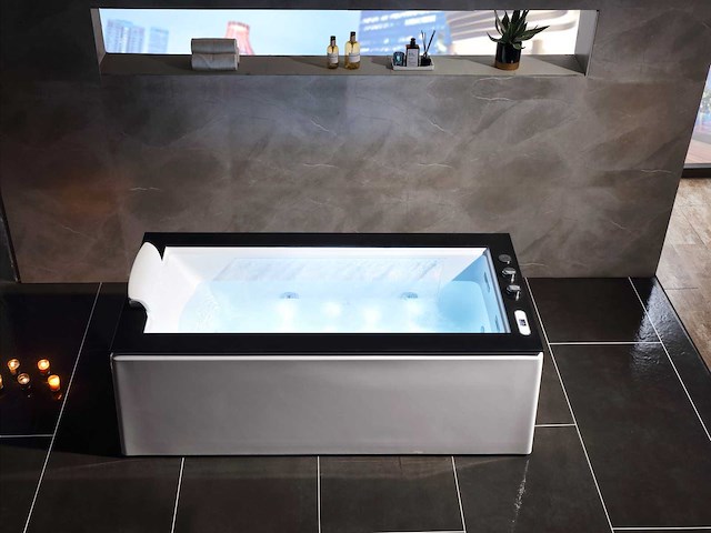Mawialux vrijstaand massagebad met waterval - afbeelding 13 van  14