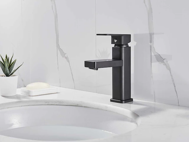 Mawialux wastafelkraan - mat zwart - afbeelding 12 van  31