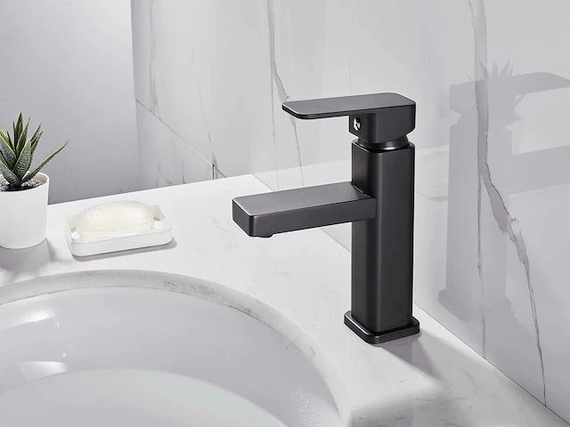 Mawialux wastafelkraan - mat zwart - afbeelding 30 van  31