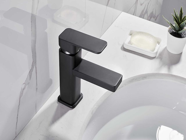 Mawialux wastafelkraan - mat zwart - afbeelding 28 van  31