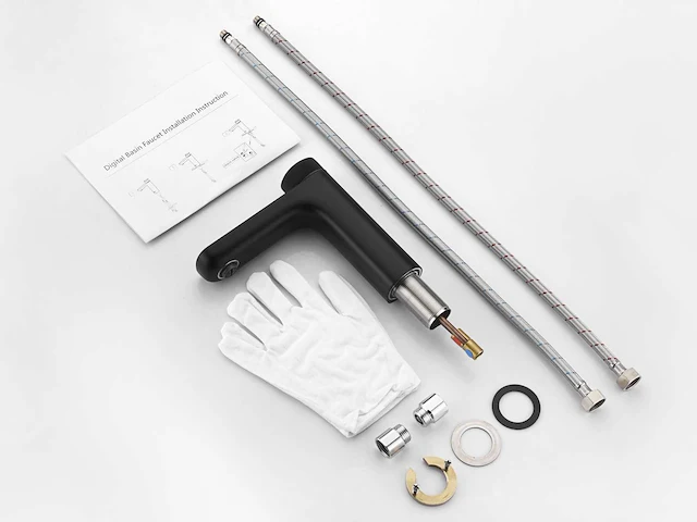 Mawialux wastafelkraan digitaal chroom - afbeelding 3 van  9