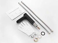 Mawialux wastafelkraan digitaal chroom - afbeelding 3 van  9