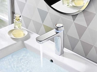 Mawialux wastafelkraan digitaal chroom - afbeelding 5 van  9