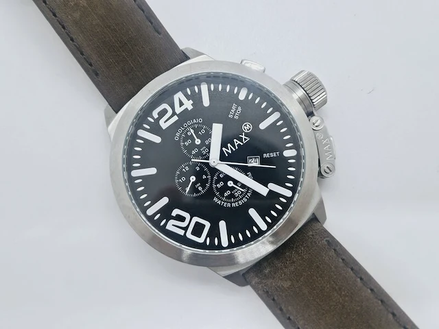Max italy heren duikhorloge met schroefdop op kroon - afbeelding 1 van  9