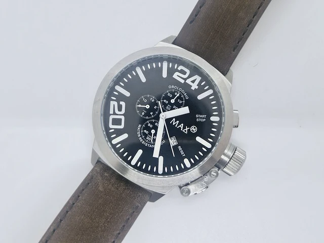 Max italy heren duikhorloge met schroefdop op kroon - afbeelding 2 van  9