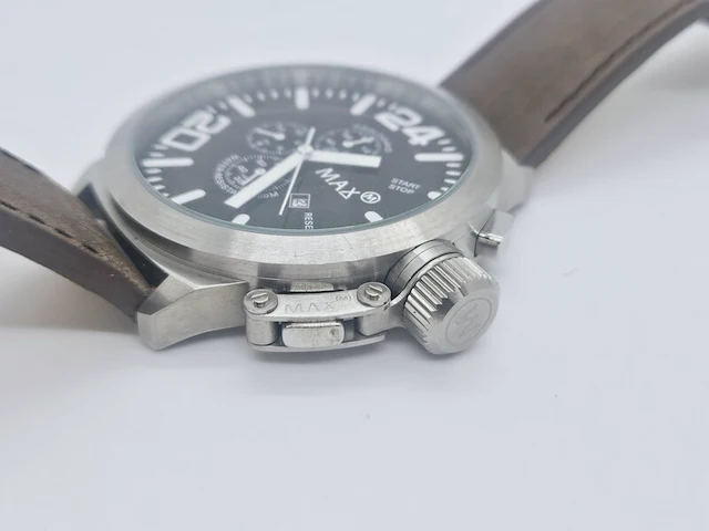 Max italy heren duikhorloge met schroefdop op kroon - afbeelding 7 van  9