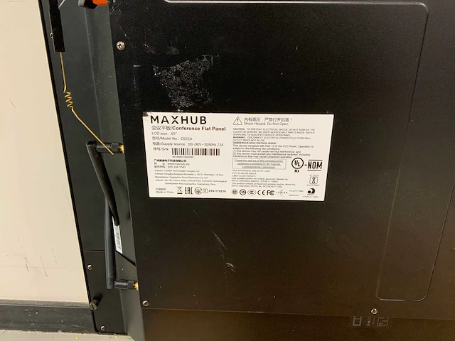 Maxhub (c65ca), core(tm) i7-6700, 16 gb ram, 256 gb ssd, nvidia (geforce gt 730) 1gb conference flat panel monitor - afbeelding 5 van  6