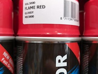 Maxicolor - ral 3000 vuurrood spuitlak - 400 ml - 12 x - afbeelding 2 van  3