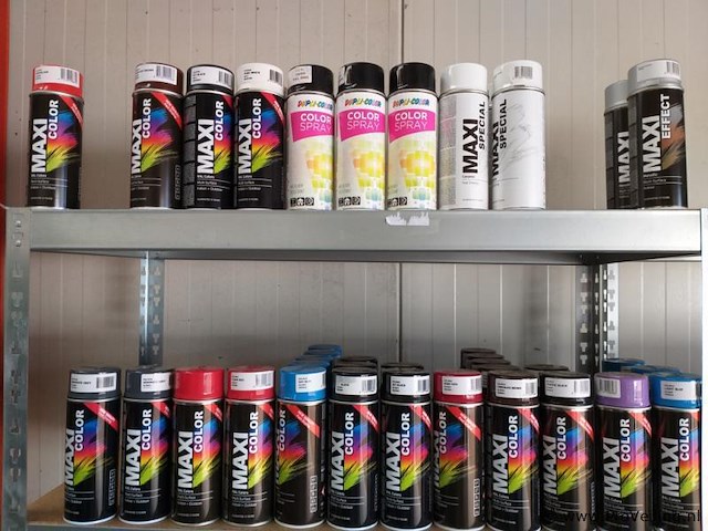 Maxicolor - spuitlak - diverse kleuren - 400 ml - ca. 40 x - afbeelding 1 van  6