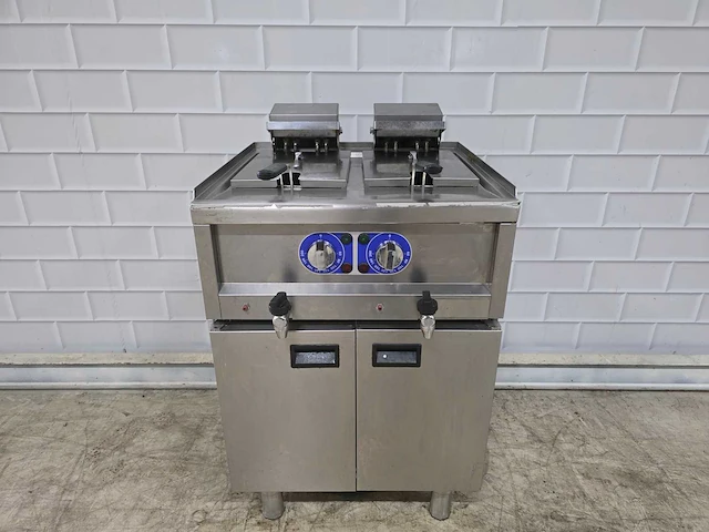 Maxima - ofe6060 - elektrische dubbelpans friteuse - afbeelding 1 van  7