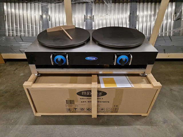Maxima - pannenkoek crêpes bakplaat - gas - 09374076 - afbeelding 1 van  2