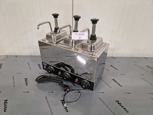 Maxima - saus dispenser 3x2 liter - verwarmd - afbeelding 1 van  1