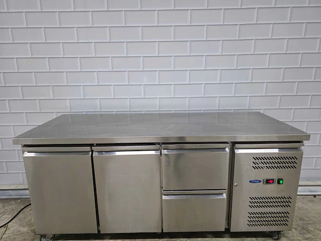 Maxima - wtc-3 - mobiele rvs vrieswerkbank - afbeelding 1 van  6