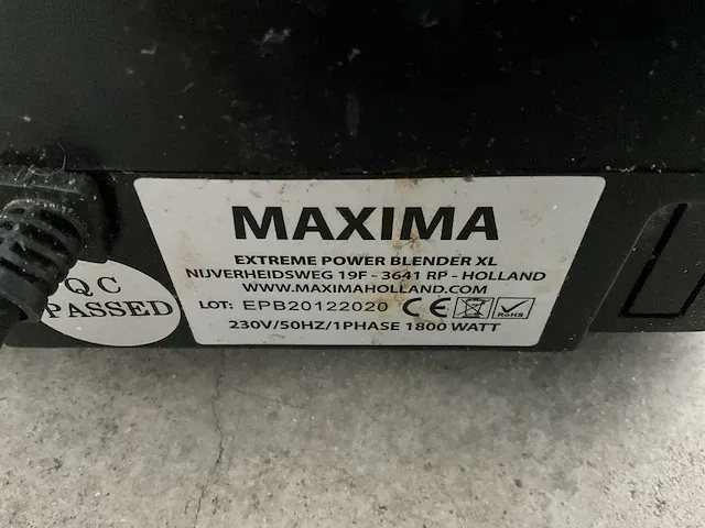 Maxima extreme power blender xl - afbeelding 5 van  5