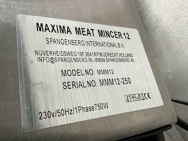 Maxima meat mincer 12 - afbeelding 6 van  6