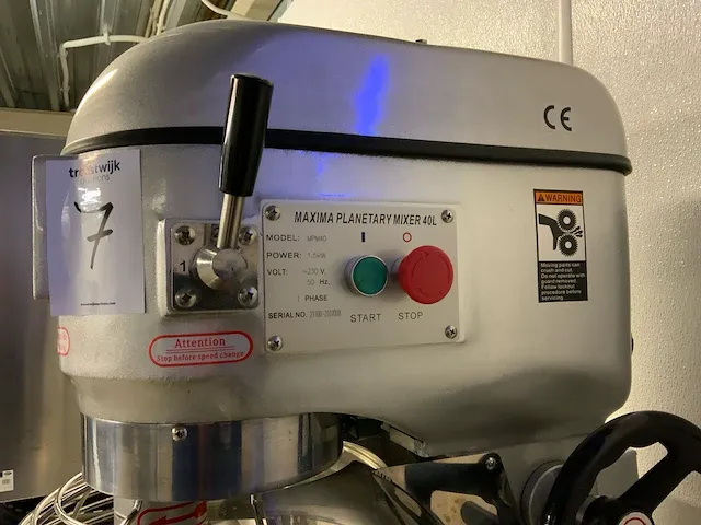 Maxima mpm40 planetaire mixer - afbeelding 9 van  11