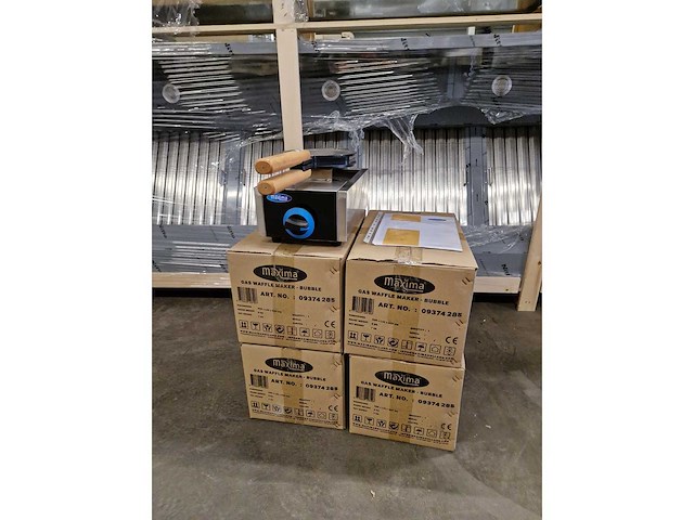 Maxima wafelijzer gas - wafel bubbelpatroon - afbeelding 1 van  1