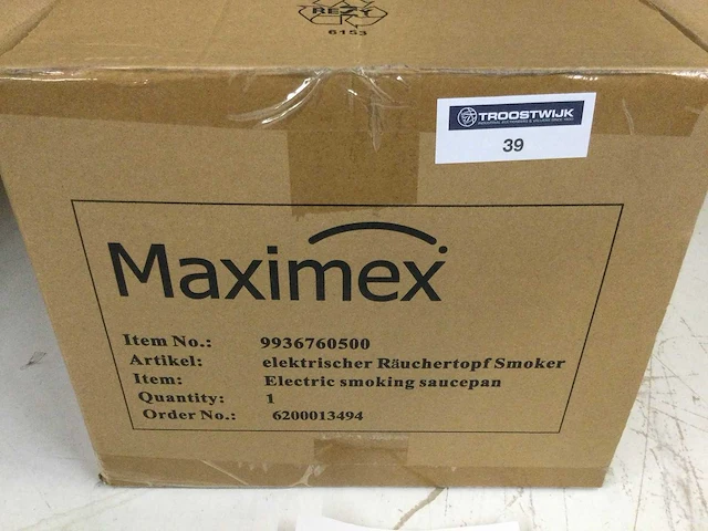Maximex - 9936760500 - elektrische rookoven-smoker - afbeelding 3 van  4