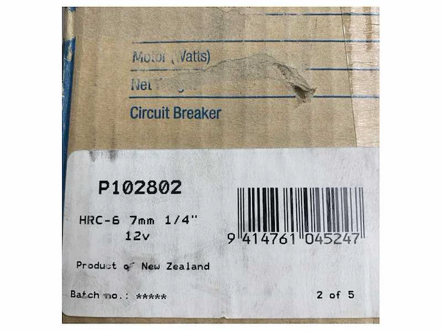 Maxwell p102802 hrc-6 electric windlass 7 mm 12v white - afbeelding 6 van  7