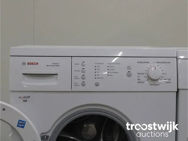 Maxx 6 bestfriend 1350 wasmachine & bosch maxx 6 sensitive droger - afbeelding 3 van  8