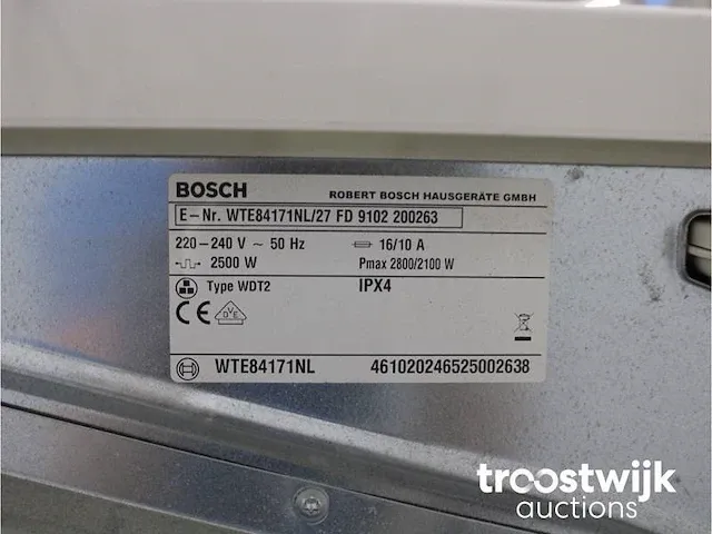 Maxx 6 bestfriend 1350 wasmachine & bosch maxx 6 sensitive droger - afbeelding 8 van  8