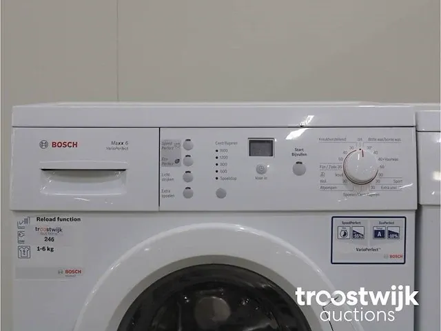 Maxx 6 varioperfect wasmachine & bosch maxx 7 sensitive droger - afbeelding 3 van  8