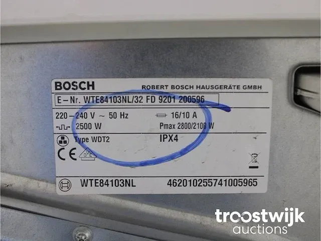 Maxx 6 varioperfect wasmachine & bosch maxx 7 sensitive droger - afbeelding 8 van  8