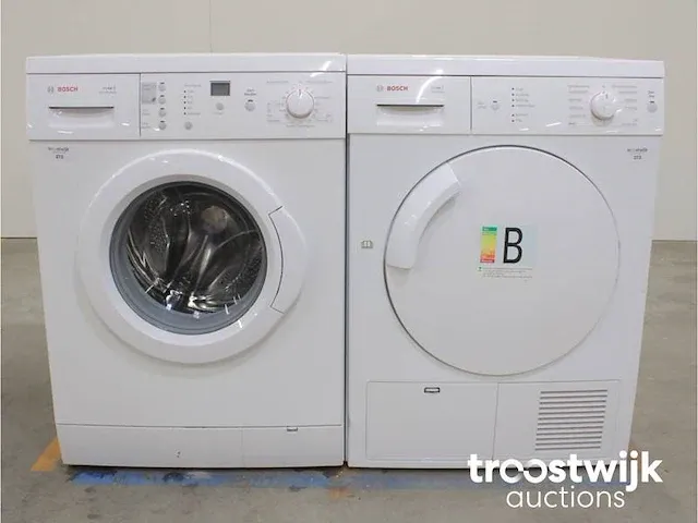 Maxx 6 varioperfect wasmachine & bosch maxx 7 sensitive droger - afbeelding 1 van  8