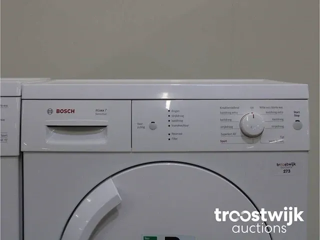 Maxx 6 varioperfect wasmachine & bosch maxx 7 sensitive droger - afbeelding 6 van  8