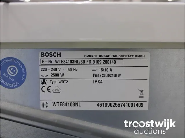 Maxx 6 varioperfect wasmachine & bosch maxx 7 sensitive droger - afbeelding 8 van  8