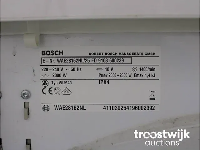 Maxx 6 varioperfect wasmachine & bosch maxx 7 sensitive droger - afbeelding 5 van  8