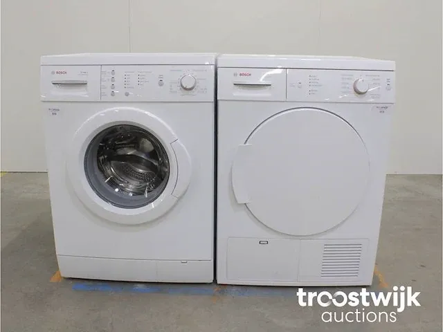 Maxx 6 varioperfect wasmachine & bosch maxx 7 sensitive droger - afbeelding 1 van  8