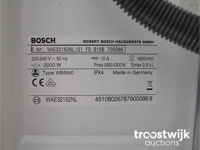Maxx 6 varioperfect wasmachine & bosch maxx 7 sensitive droger - afbeelding 5 van  8