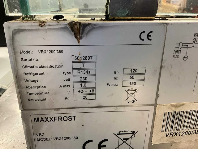 Maxxfrost vrx1200/380 saladière - afbeelding 6 van  6