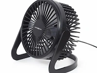 Maxxter usb desktop ventilator - black - afbeelding 1 van  1