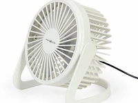 Maxxter usb desktop ventilator - white - afbeelding 1 van  1