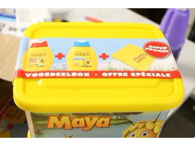 Maya de bij kids set in mooie bak 1 set - afbeelding 3 van  5