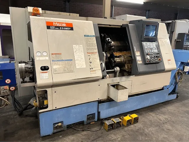 Mazak - sqt 250msy - cnc draaibank - afbeelding 7 van  13