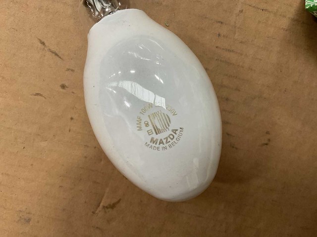 Mazda 100w 230v lamp (15x) - afbeelding 3 van  4