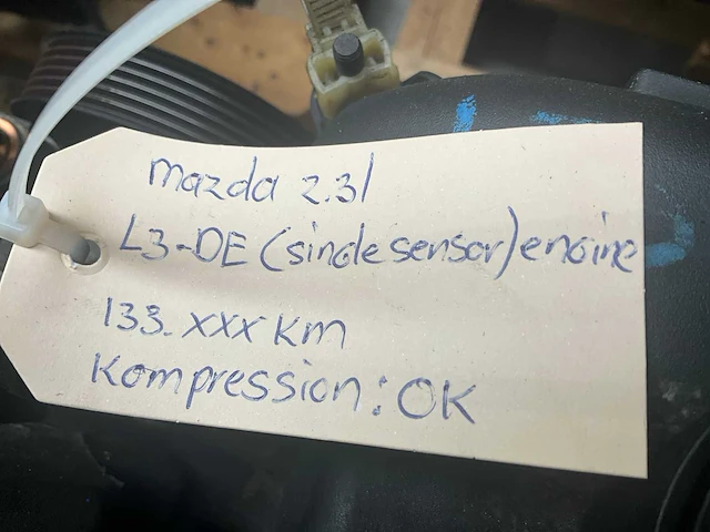 Mazda 2.3l dohc 16v l3-de automotor - afbeelding 4 van  4