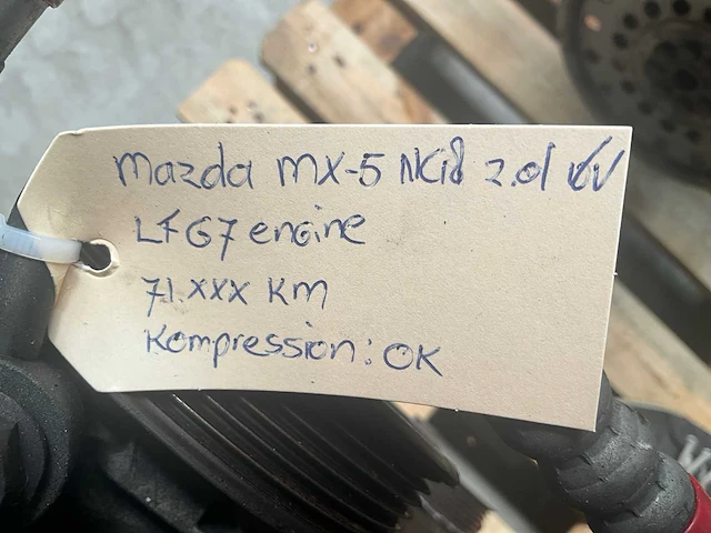 Mazda mx-5 2.0l 16v lfg7 automotor - afbeelding 5 van  5