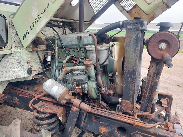 Mb - 1976 - trac 800 - vierwielaangedreven landbouwtractor - afbeelding 3 van  9