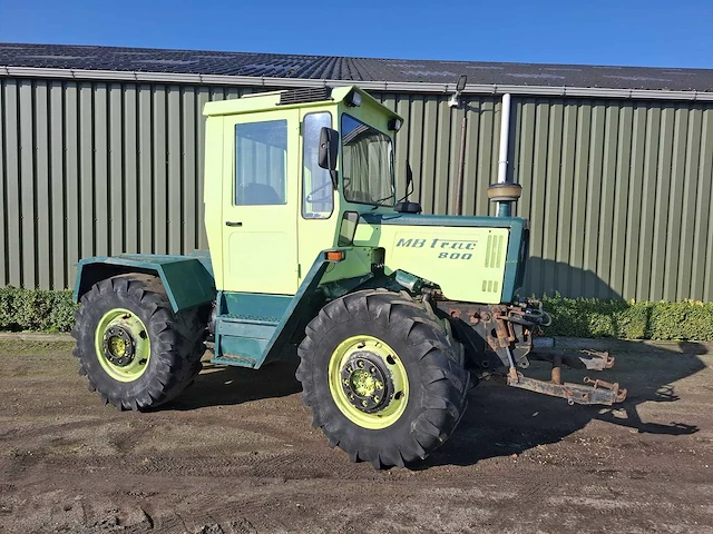 Mb - 1986 - trac 800 - vierwielaangedreven landbouwtractor - afbeelding 2 van  9