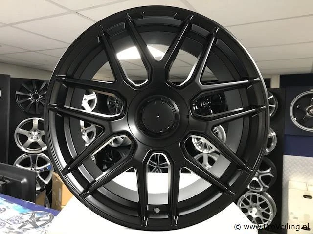 Mb-193 aluminium velgenset - 5x112 8.5/9.5j et42-45 - afbeelding 1 van  1