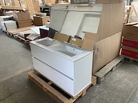 Mb dexx duo badmeubelset 120cm wit - afbeelding 1 van  8