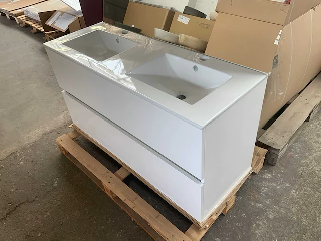 Mb dexx duo badmeubelset 120cm wit - afbeelding 3 van  8